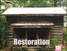 Historic Log Cabin Restoration  Estillfork, Alabama